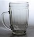 Beer mug. Side view. 