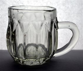 Mug for beer side view