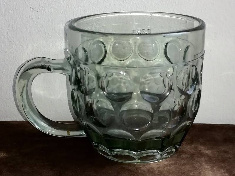 Ravenhead Dimpled Glass Beer Mug Ravenhead Glass