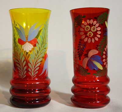  В. И. Котов, стаканы из набора «Хохлома»